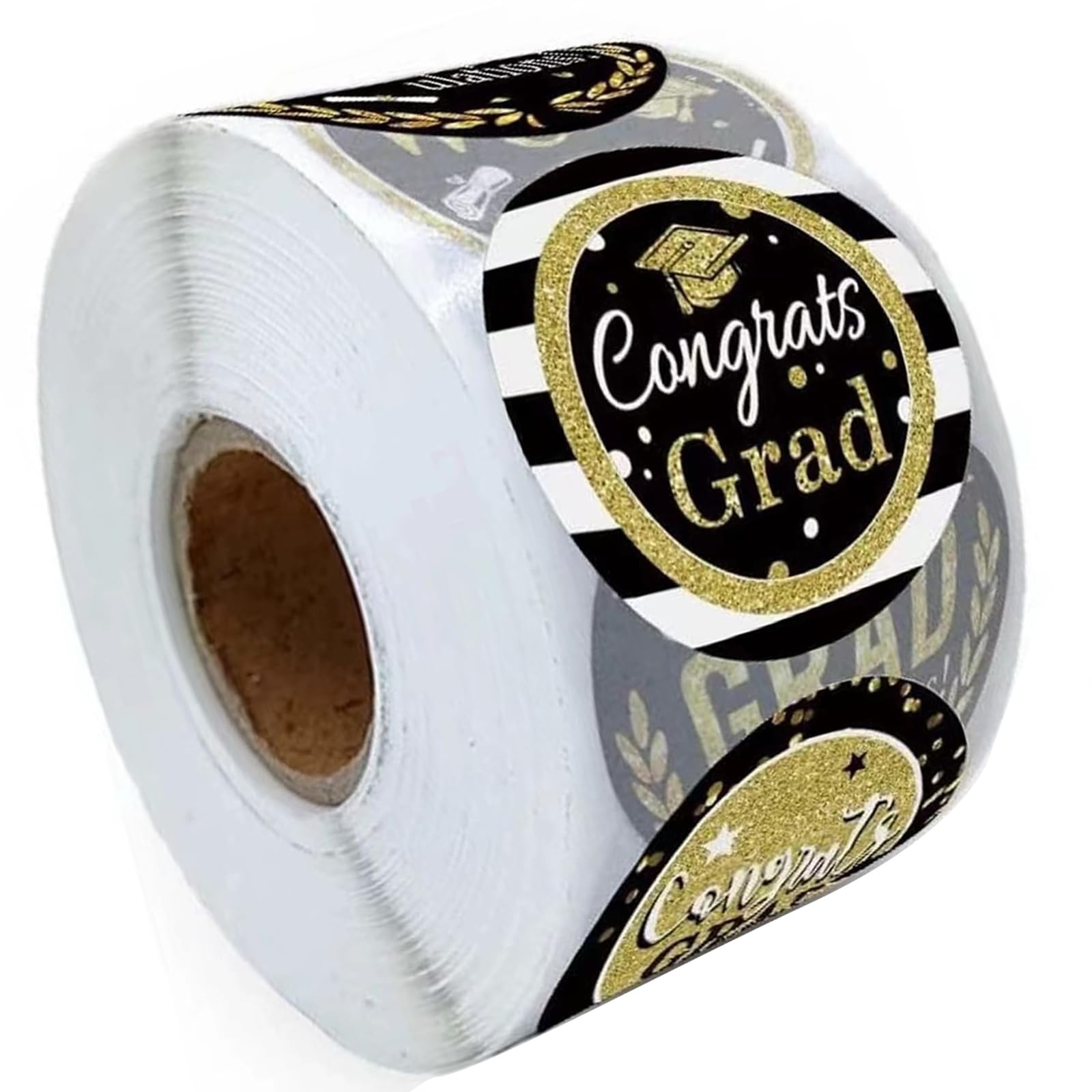 TFAOYS 500 Pcs Graduation Caps Sticker Decorative Sticker Graduation Round Envelope Seal Decorations