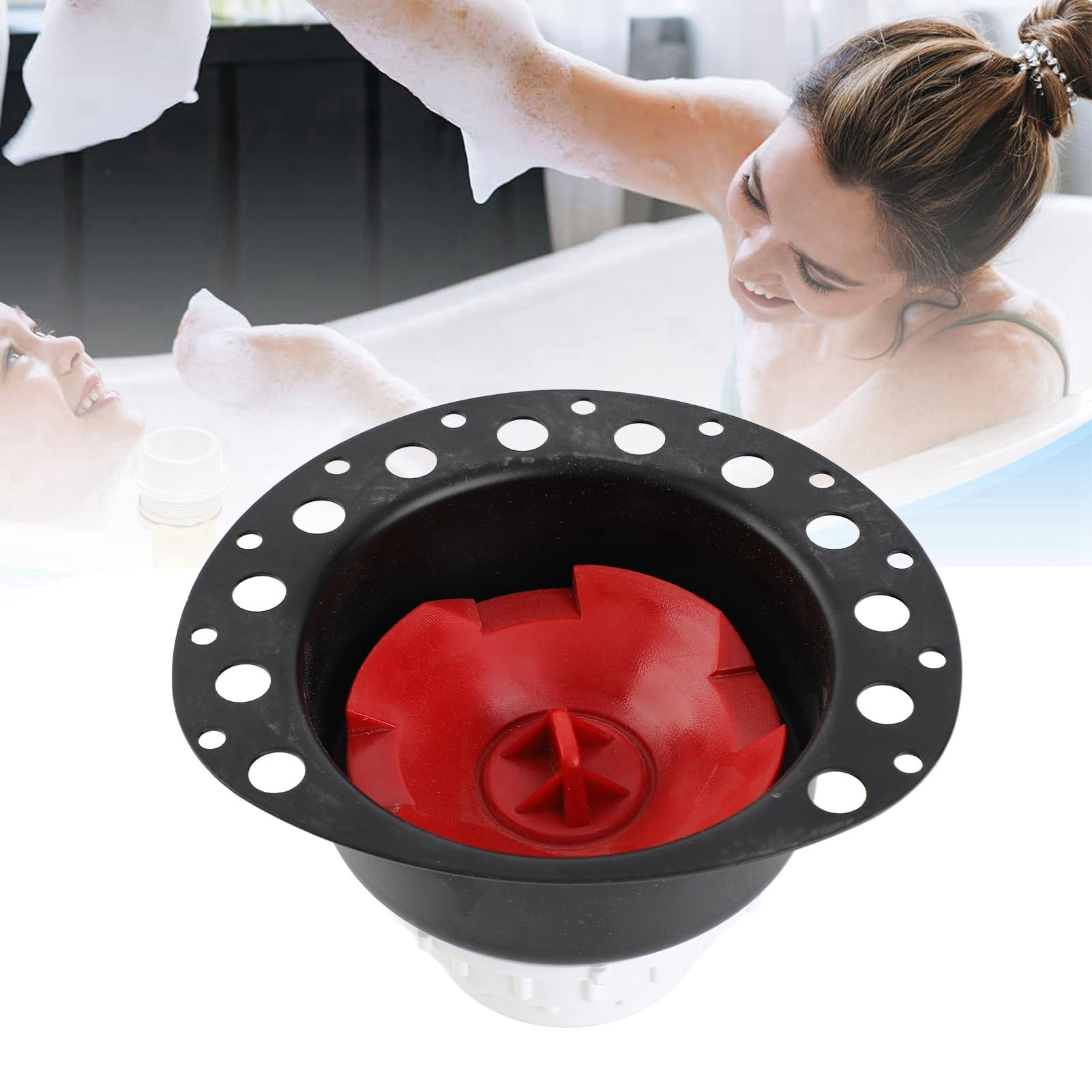 Kit di scarico della vasca bagno autoportante con flusso anti -back - per vasche auttrastratte, drop -in e isola - facile installazione per idraulici e proprietari di case