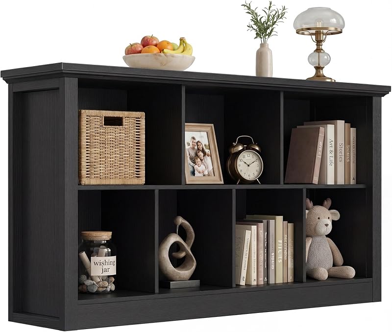 Unikito Cube Storage Organizer Shelf, Open Cube Bookshelf with Base