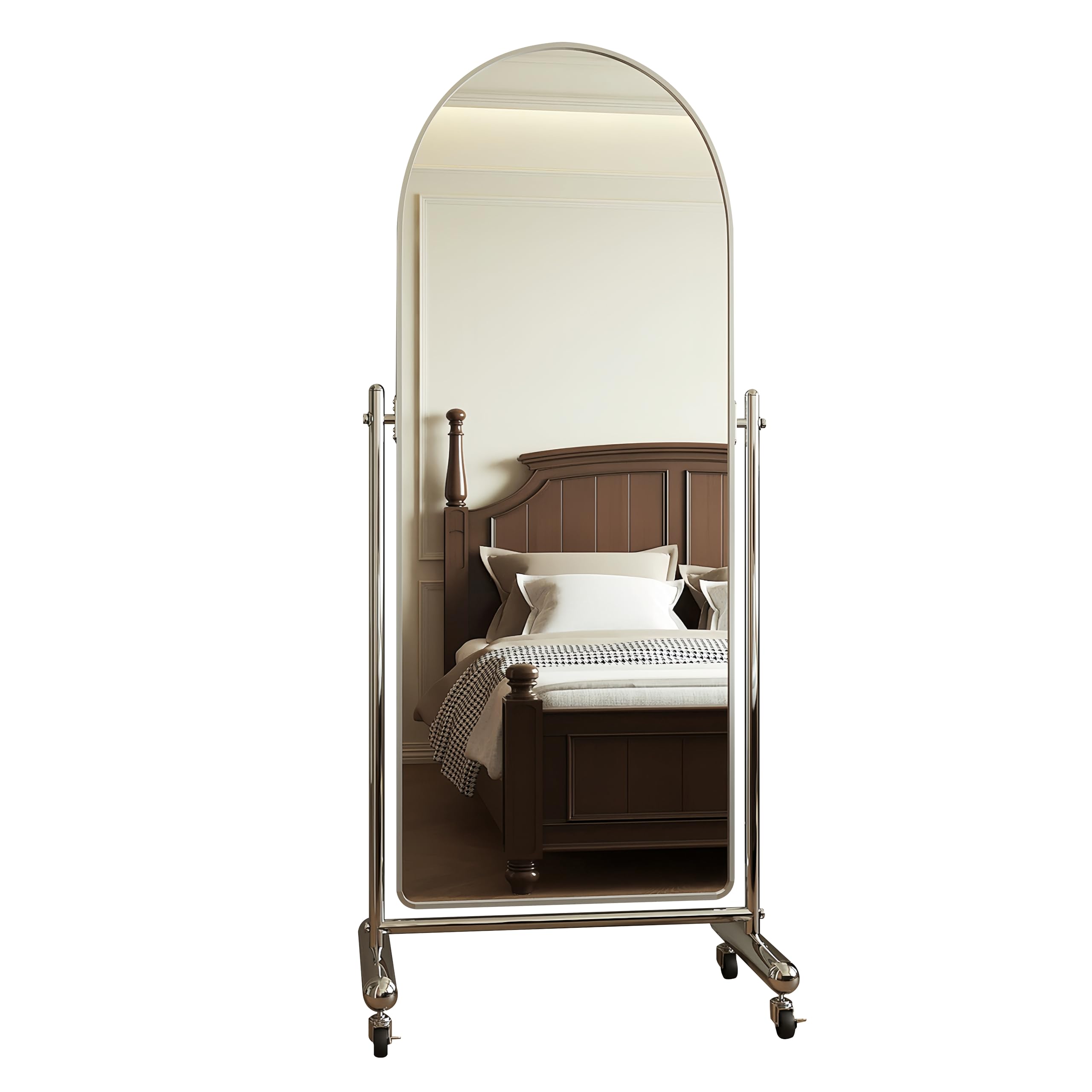 姿見 キャスター付き Amazon.co.jp: 不二貿易 スタンドミラー キャスター付き 全身