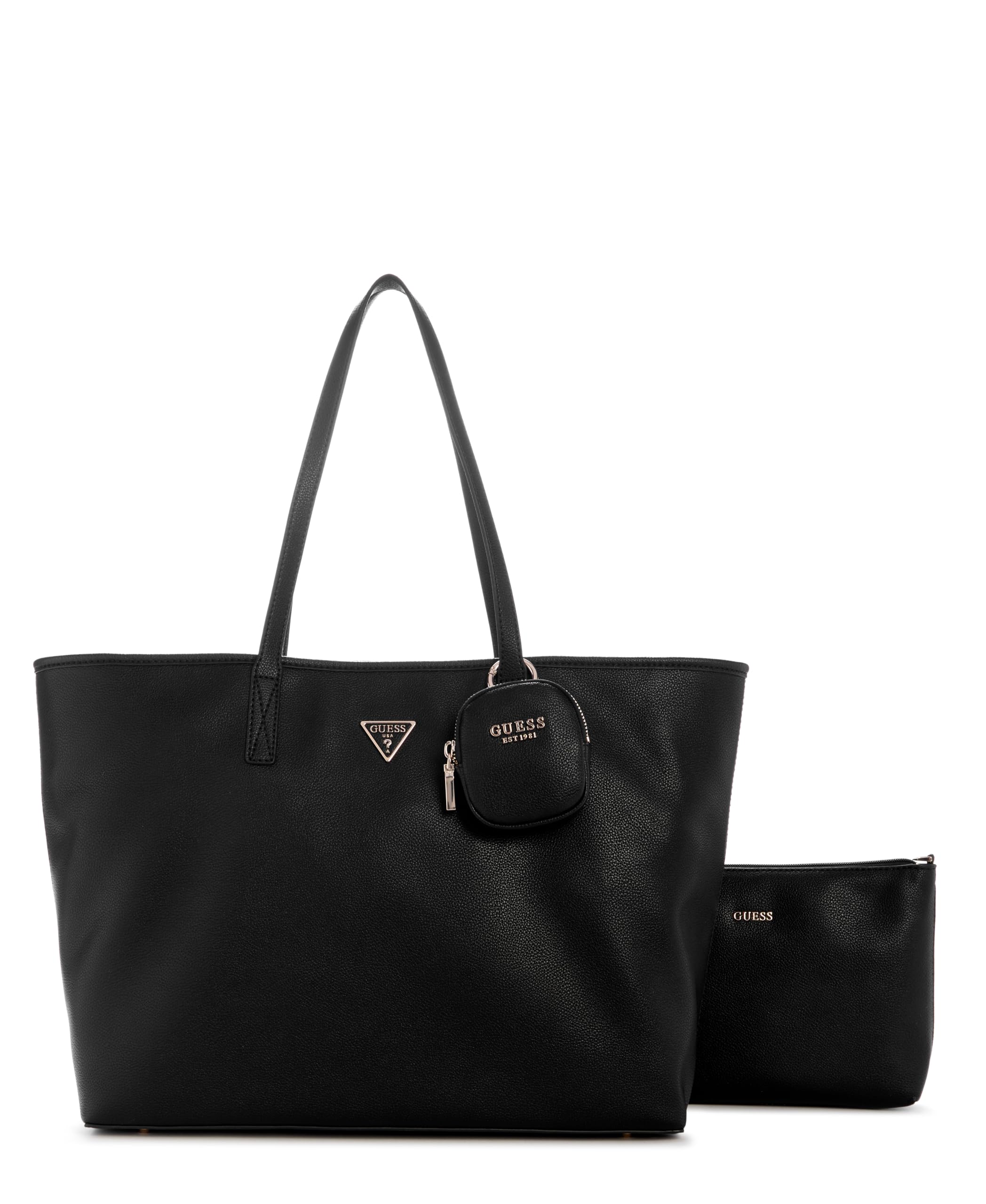 GUESS Power Play II Large Tech Tote in Schwarz