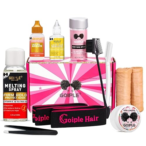 Peluca de spray de fusión de encaje, pegamento de encaje para pelucas de encaje frontal, pegamento frontal de sujeción adicional, herramientas