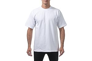 Men's Pro Club Heavyweight Cotton Short Sleeve Crew Neck T-Shirt