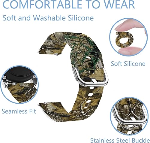 Miniatura 2 de Correa de 0.78 pulgadas para Samsung Galaxy Watch 4 5 Pro Band de 1.575 pulgadas, 1.732 pulgadas, Galaxy Watch 4 Classic Band 1.654 pulgadas, 1.811