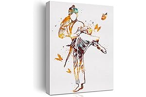 Karate Girl Wall Art Decor: Empowering Girls Through Art