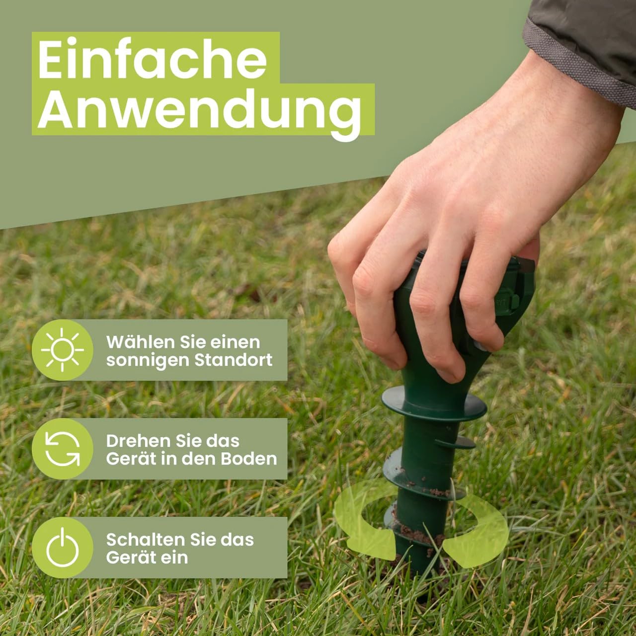 Moleaway Maulwurfschreck Original(4 Stück) |