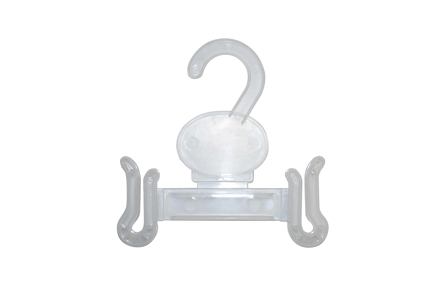 NAHANCO JLP156 Plastic Sandal, Flip Flop Hanger, Clear (Pack of 500)