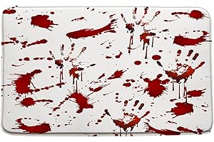 Red Alert Bath Mat: The Bloody Halloween Scare That Keeps You Safe