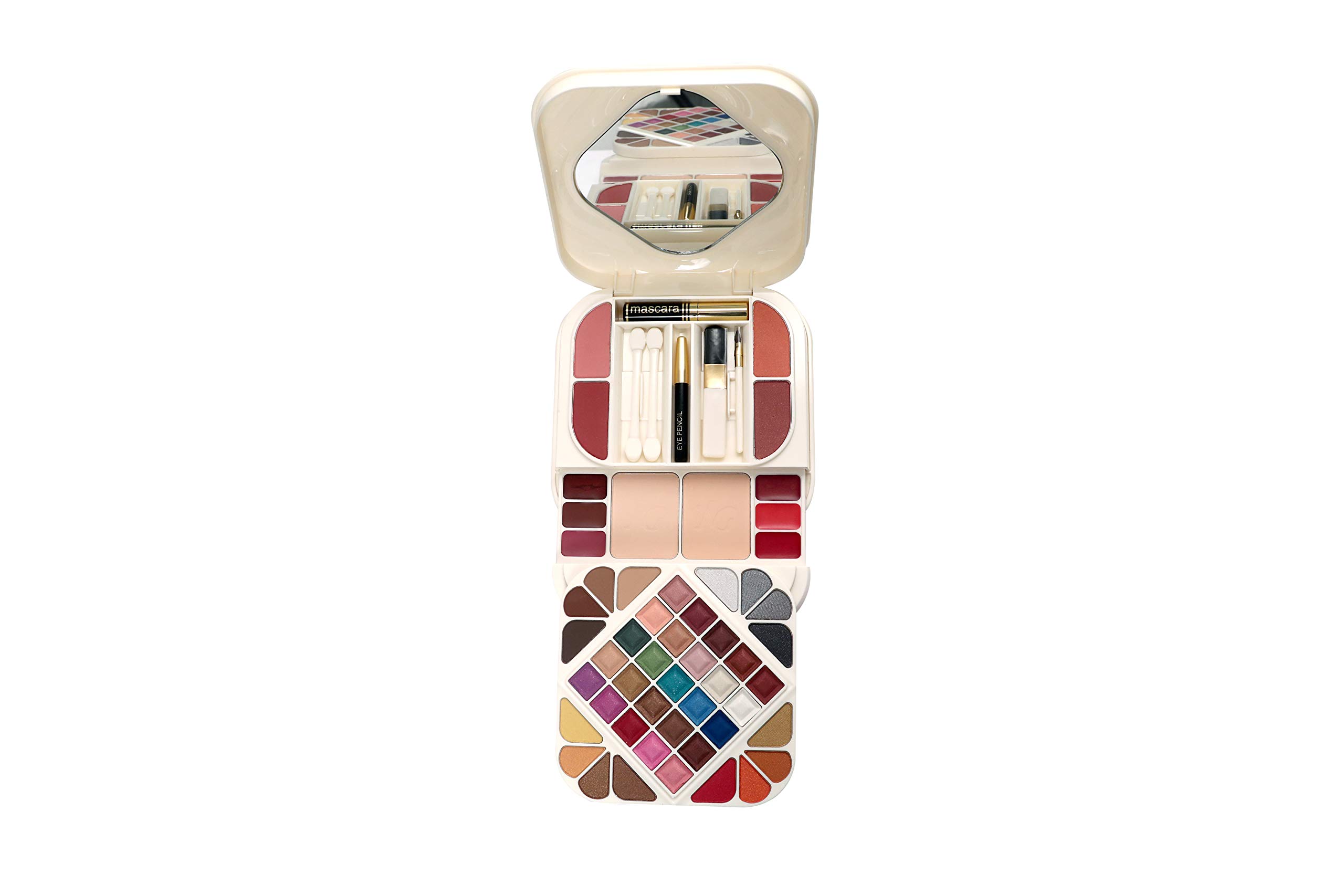 JustGold Professional All In One Makeup Kit #974, 33 Colors Eyeshadow Palette With, Blusher, Mascara, etc.-picture-52