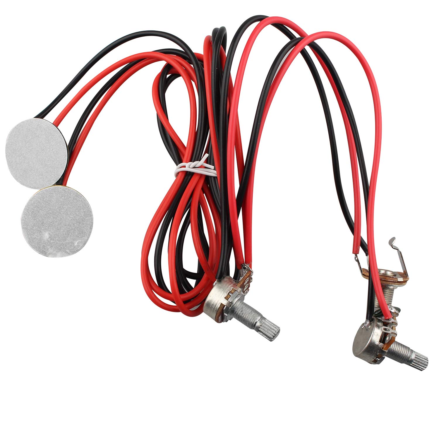 Pickup Piezoelettrico Per Chitarra Acustica E Ukulele - 6.35mm Con 3 Trasduttori | Facile Installazione - Foto 11