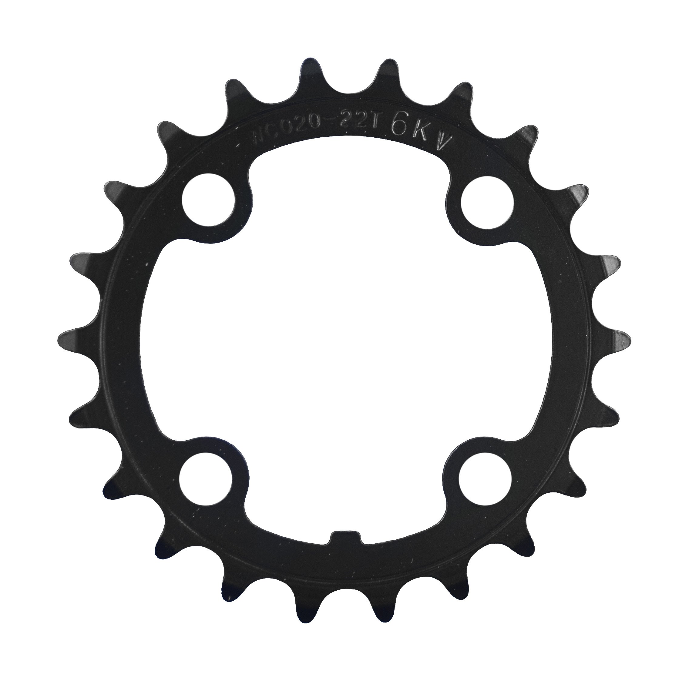 FSA Unisex's Steel MTB Chainring, Silver, Size 64 x 22T