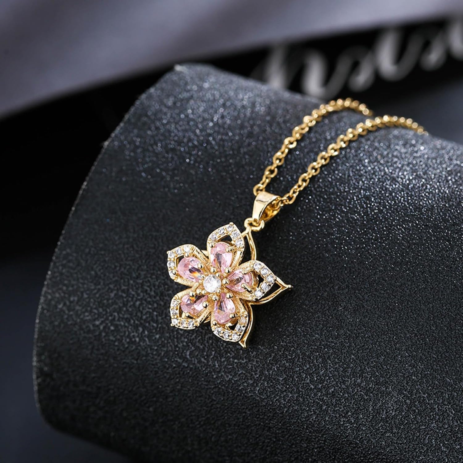 Blossom Blossom Spin: Dainty Rotatable Flower Choker for Women Blossom Spin: Dainty Rotatable Flower Choker for Women