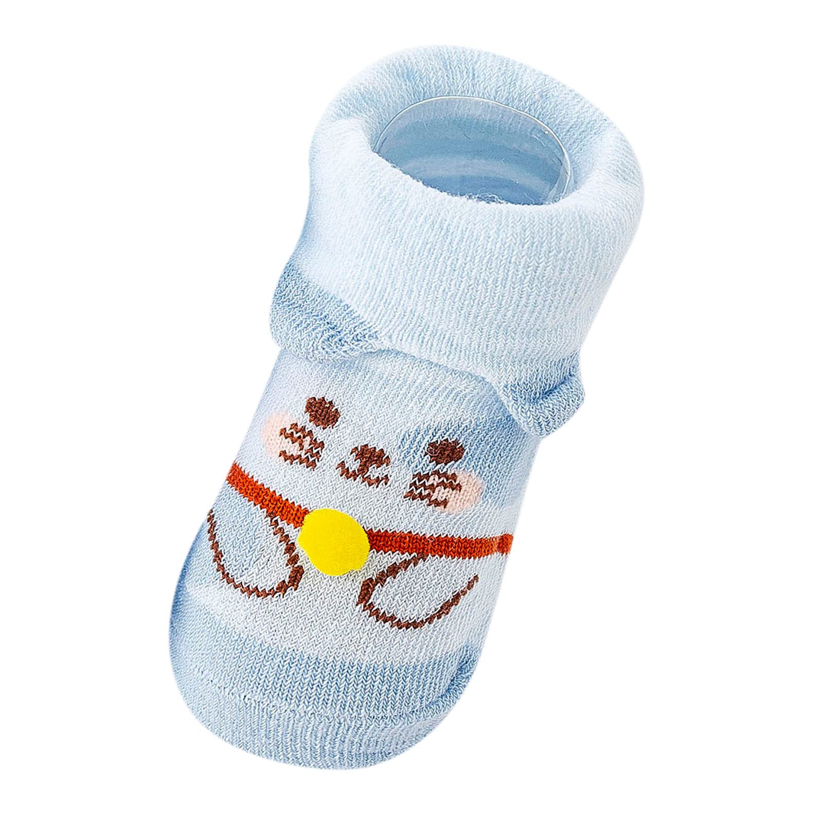 Spring and Summer Children Infant Toddler Shoes Boys and Girls Socks Shoes Lightweight Breathable Non Baby Hard Sole (Blue, 5 Infant)