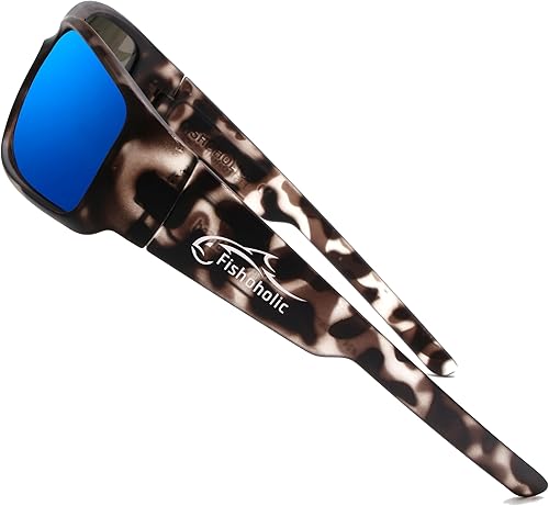 Miniatura 19 de Fishoholic - Gafas de sol polarizadas para pesca UV400 (14 opciones) con estuche duro y funda, regalo para pesca