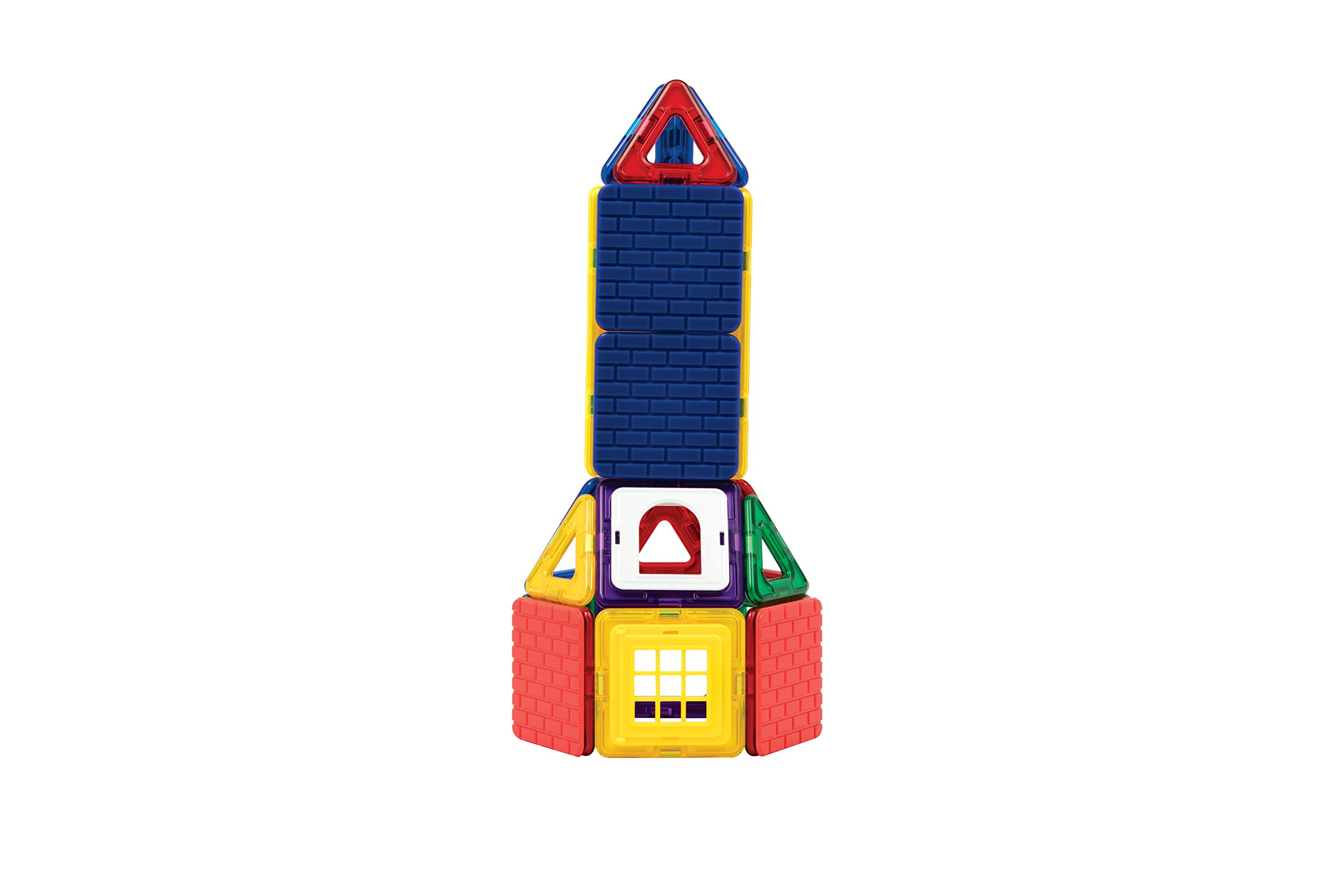 Magformers Wow House Magnetic Building Blocks Tiles Toy. Makes 20 Different Houses. Comes with Extra Puzzle Play Sheets And Building Cards Guides for Younger Children.