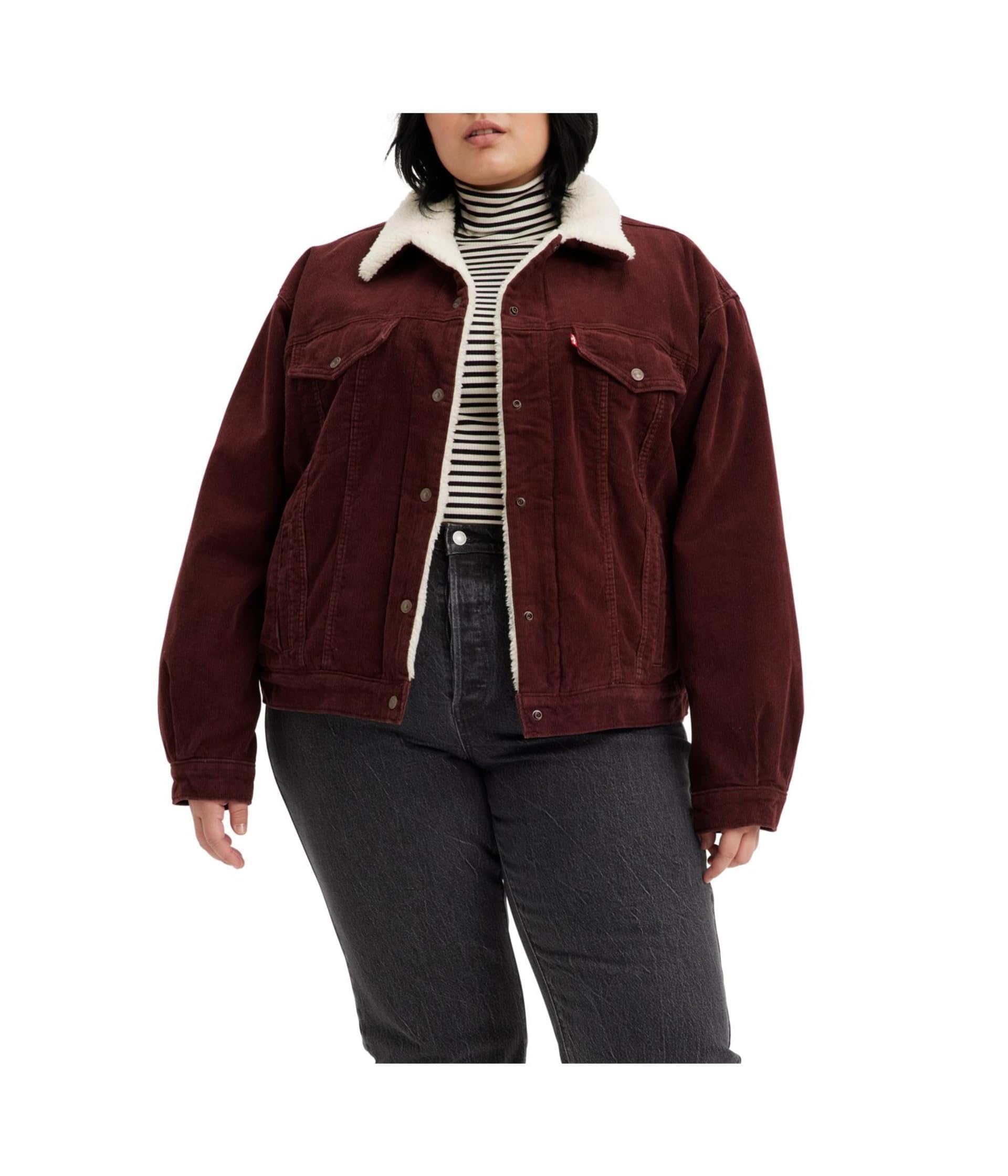 Levi's Women's 90s Sherpa Trucker Jacket (Standard and Plus)