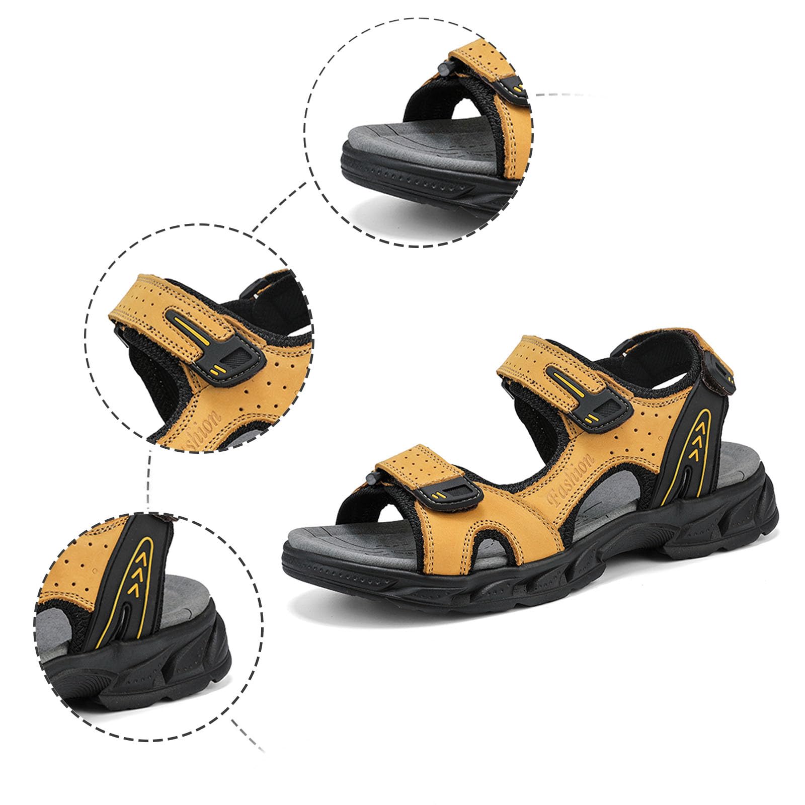 Chanclas Ligeras de Verano para Hombre, Sandalias de Confort Diario para Playa, Calzado de Ocio Transpirable, Zapatillas de Descanso con Ergonómica