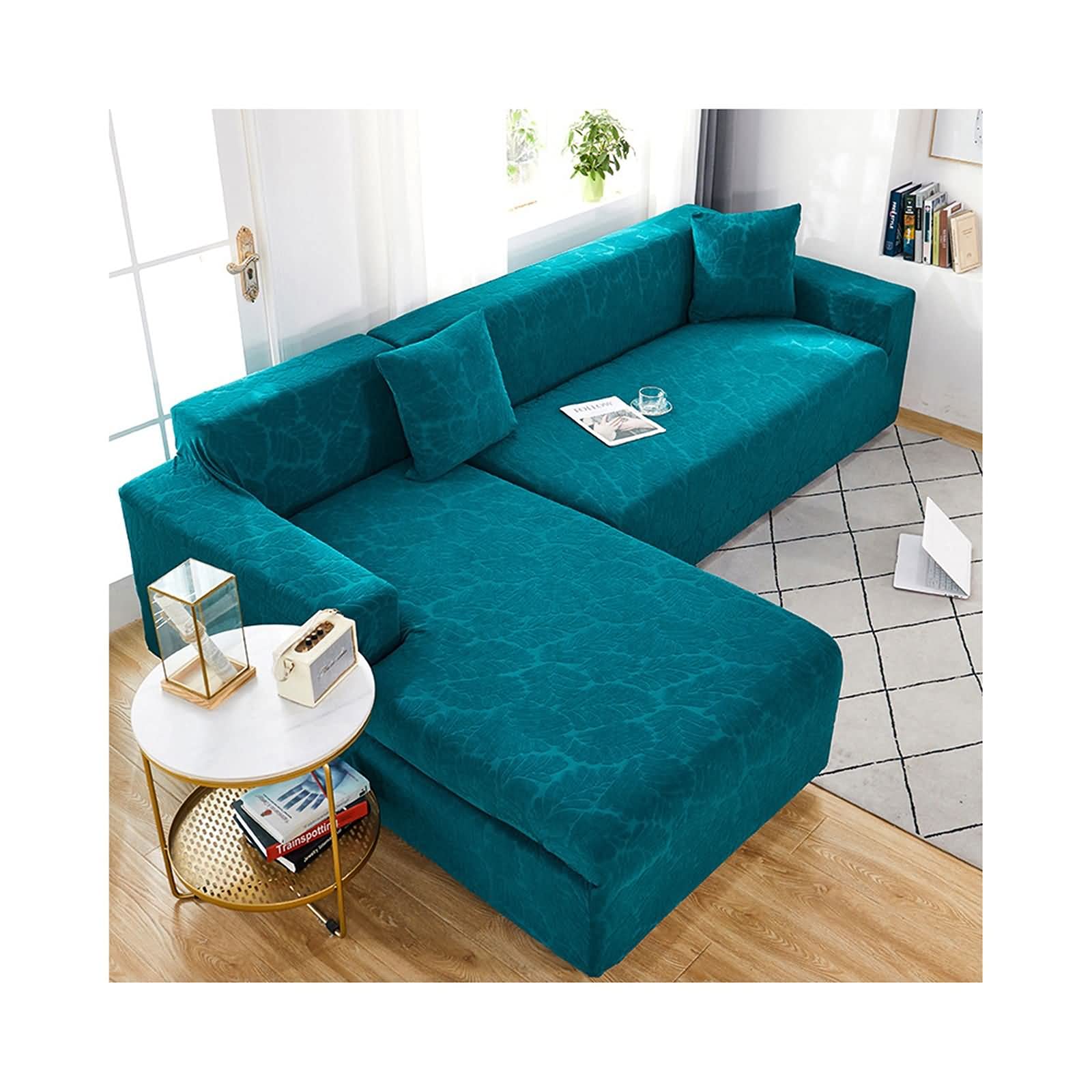Revêtement de canapé 4 places pour rénover un grand sofa en L