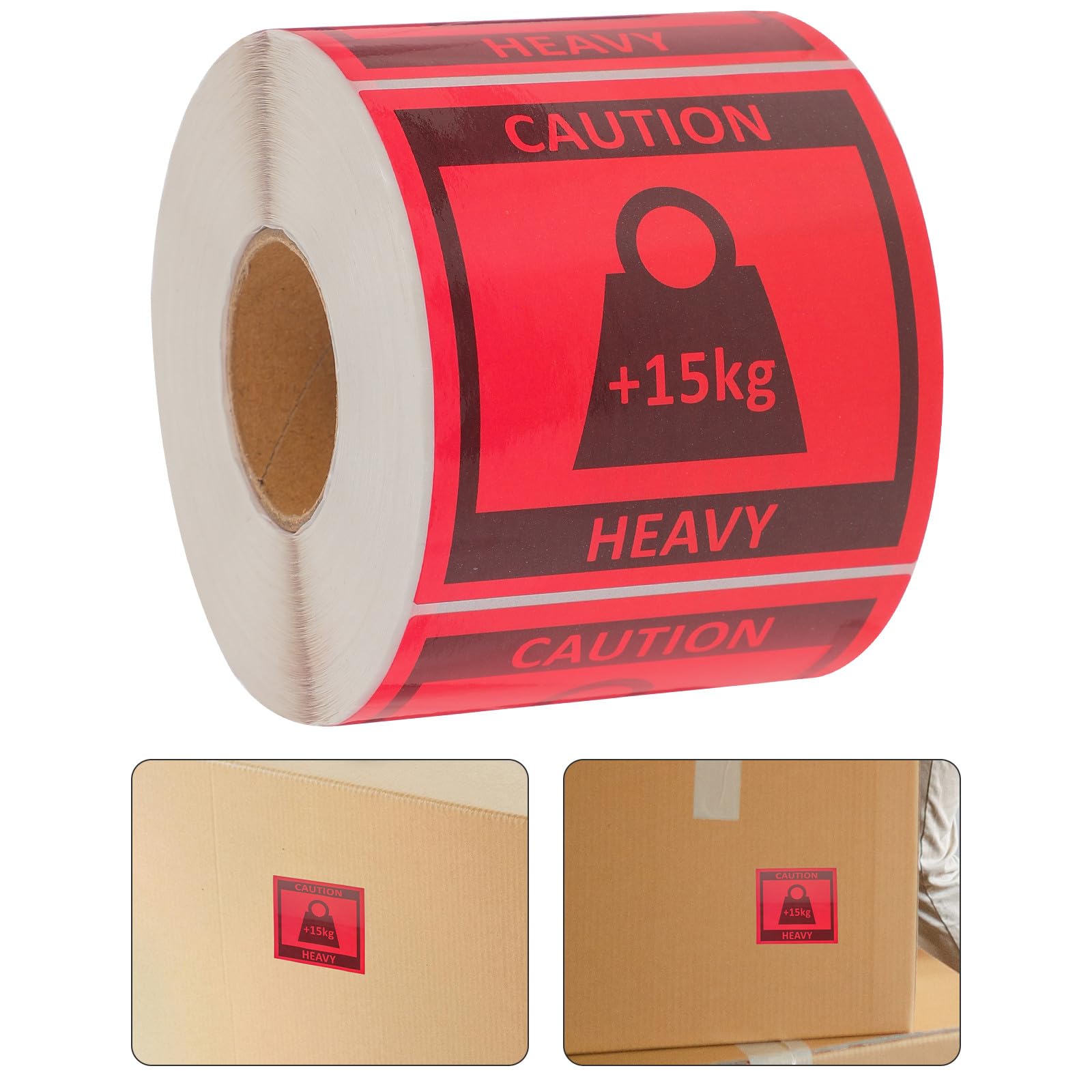 Heavy Equipment Warnaufkleber Stark Haftend Rote Team Lift Labels Robust für Versand und Transport Sicherer Pakethinweis für Schwere Ladung