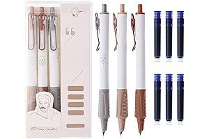 Cheapest & Elegant: ITWAXIS 3Pcs Aesthetic Retractable Fountain Pens