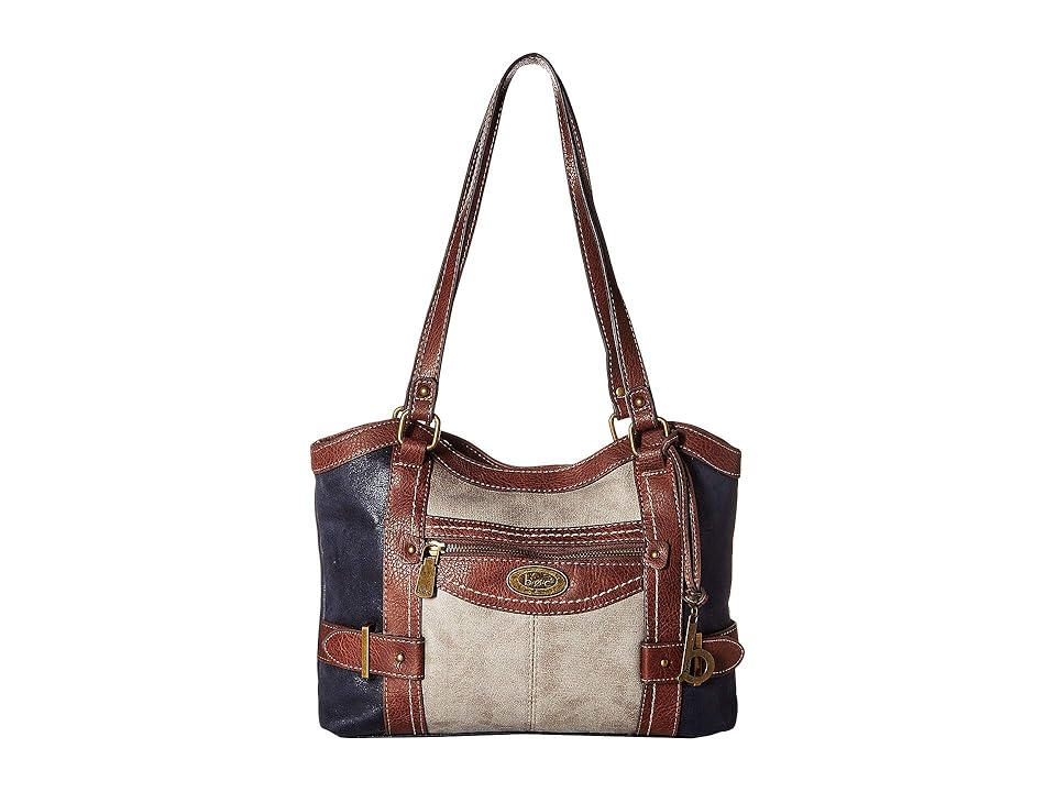 

b.o.c. Shackleford Suede Tote (Black/Elephant/Chocolate) Tote Handbags, Multi