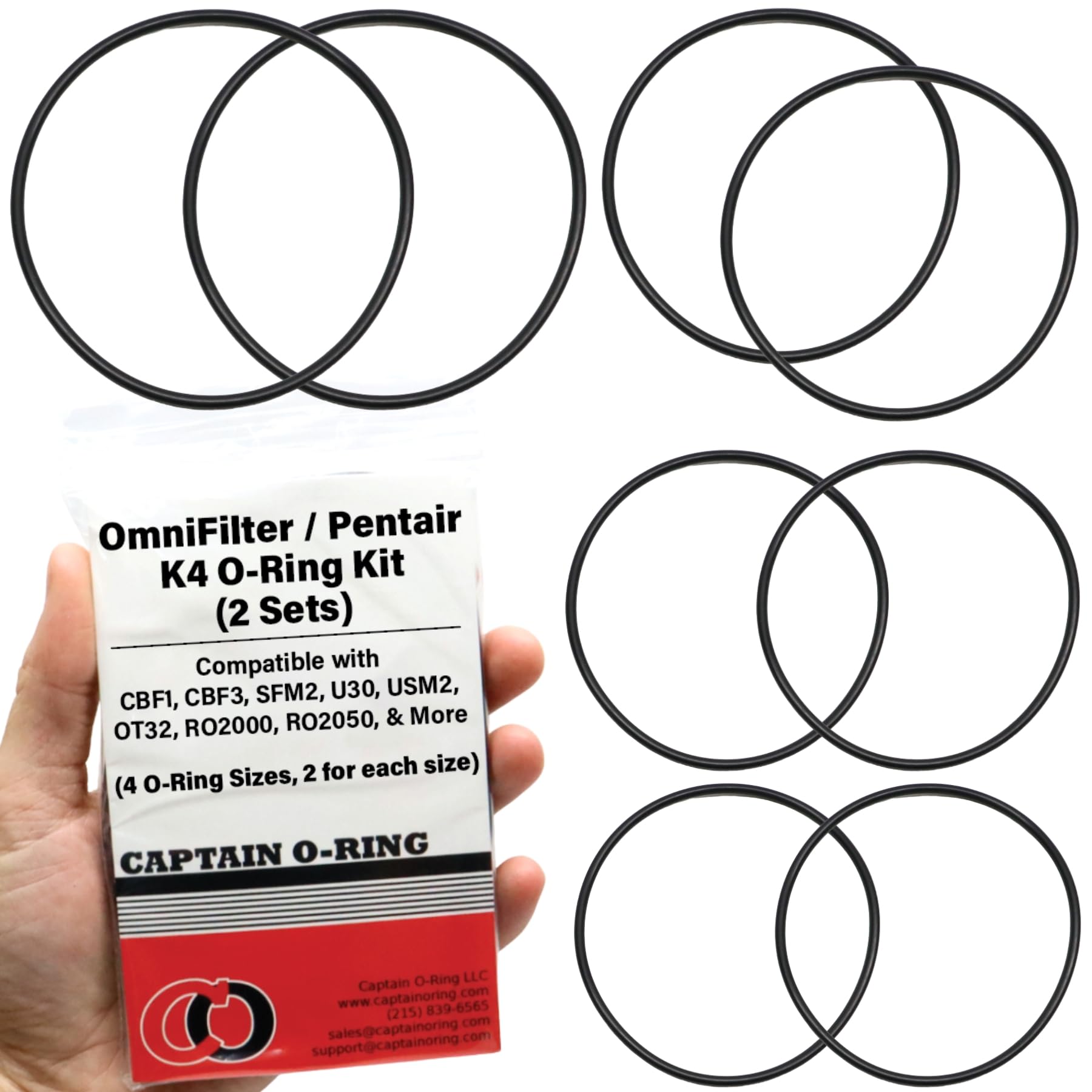 Amazon.co.jp: Captain O-Ring - K4 交換用Oリングキット