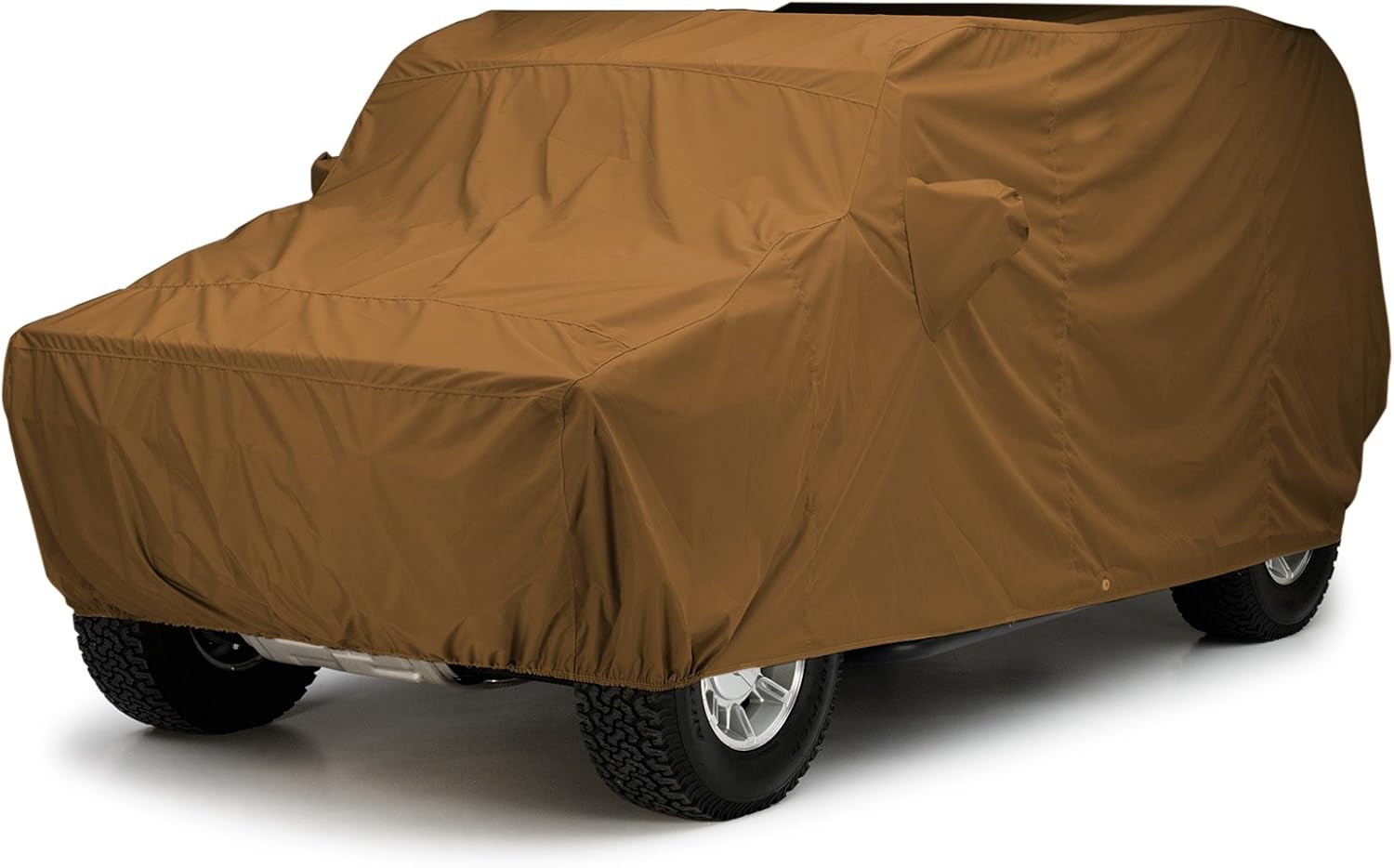 Covercraft Custom Fit Car Cover for Jeep Wrangler - Sunbrella Series Fabric, Toast