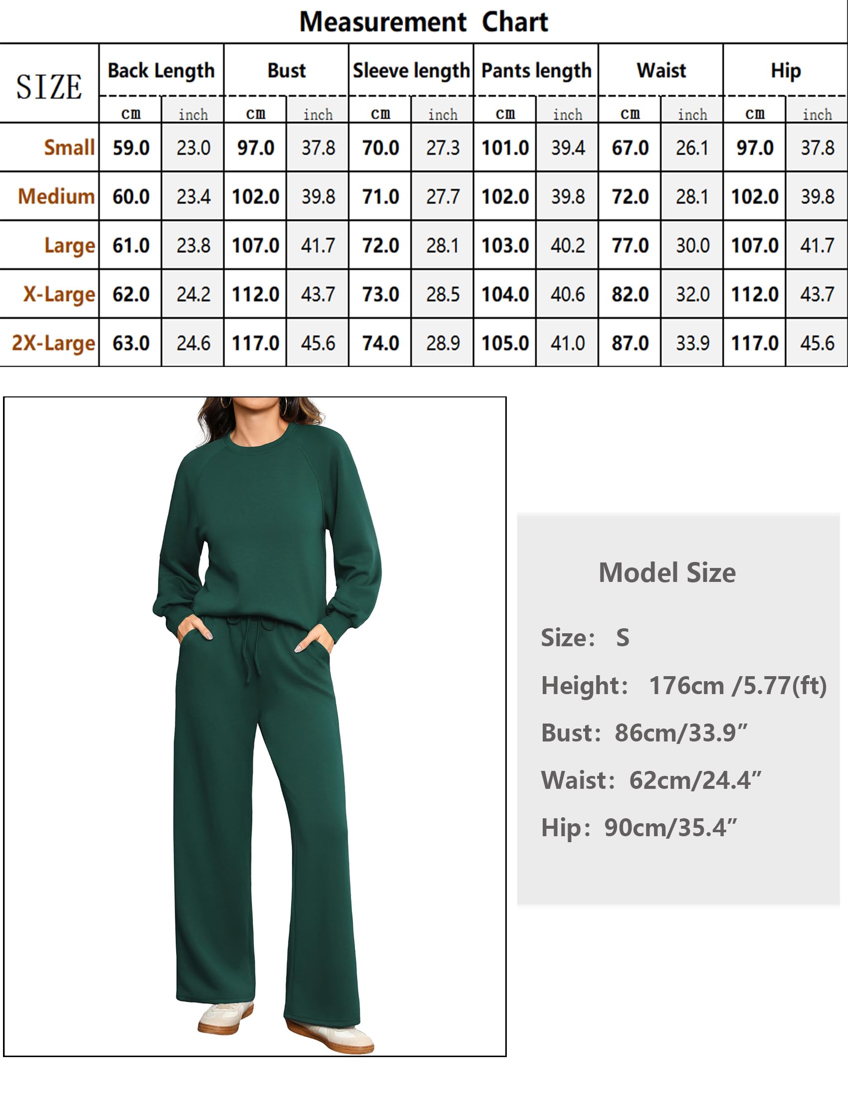 Totatuit Tuta Sportiva Donna Sweatshirt con Girocollo Pantaloni Larghi Completa Due Pezzi Casual Tuta da Ginnastica Coulisse Primavera Autunno Invernale