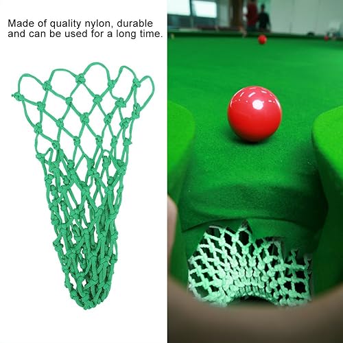 Miniatura 3 de Bolsillos de malla de billar, 6 unidadesjuego de accesorios para mesa de billar, accesorios de nailon para billar, bolsa de red de repuesto, color