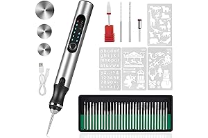 Cordless DIY Electric Engraving Pen with 37 Precision Bits