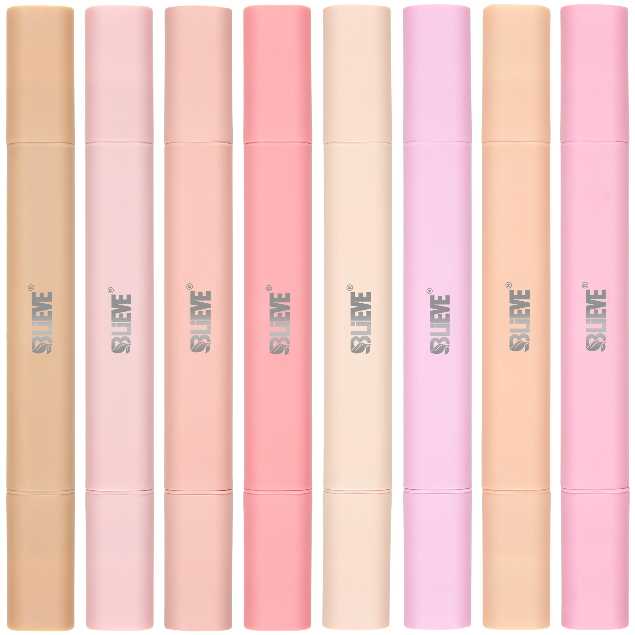 BLIEVE- Aesthetic Bible Highlighters No Bleed Through Assorted Colors, Cute Highlighter Dual Tip For Journaling Supplies And School Accessories, Bible Highlighters And Pens No Bleed (ROSES)