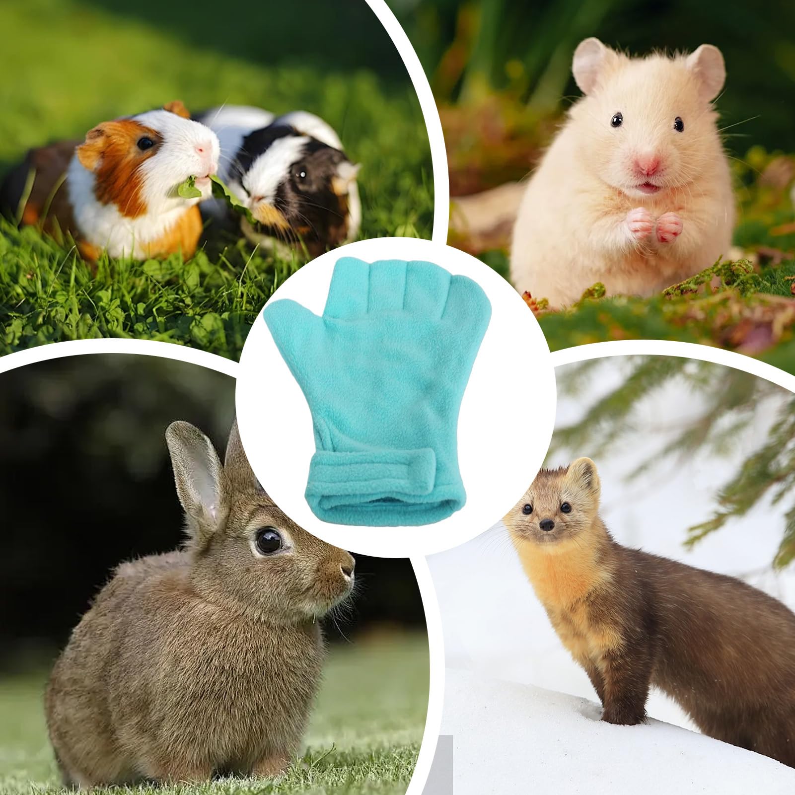 Gants anti-morsures - Protection contre les rayures pour chats et chiens - Mitaines et sûres pour couper les ongles et prendre soin des animaux : écureuils, lézards, serpents, oiseaux, hérissons