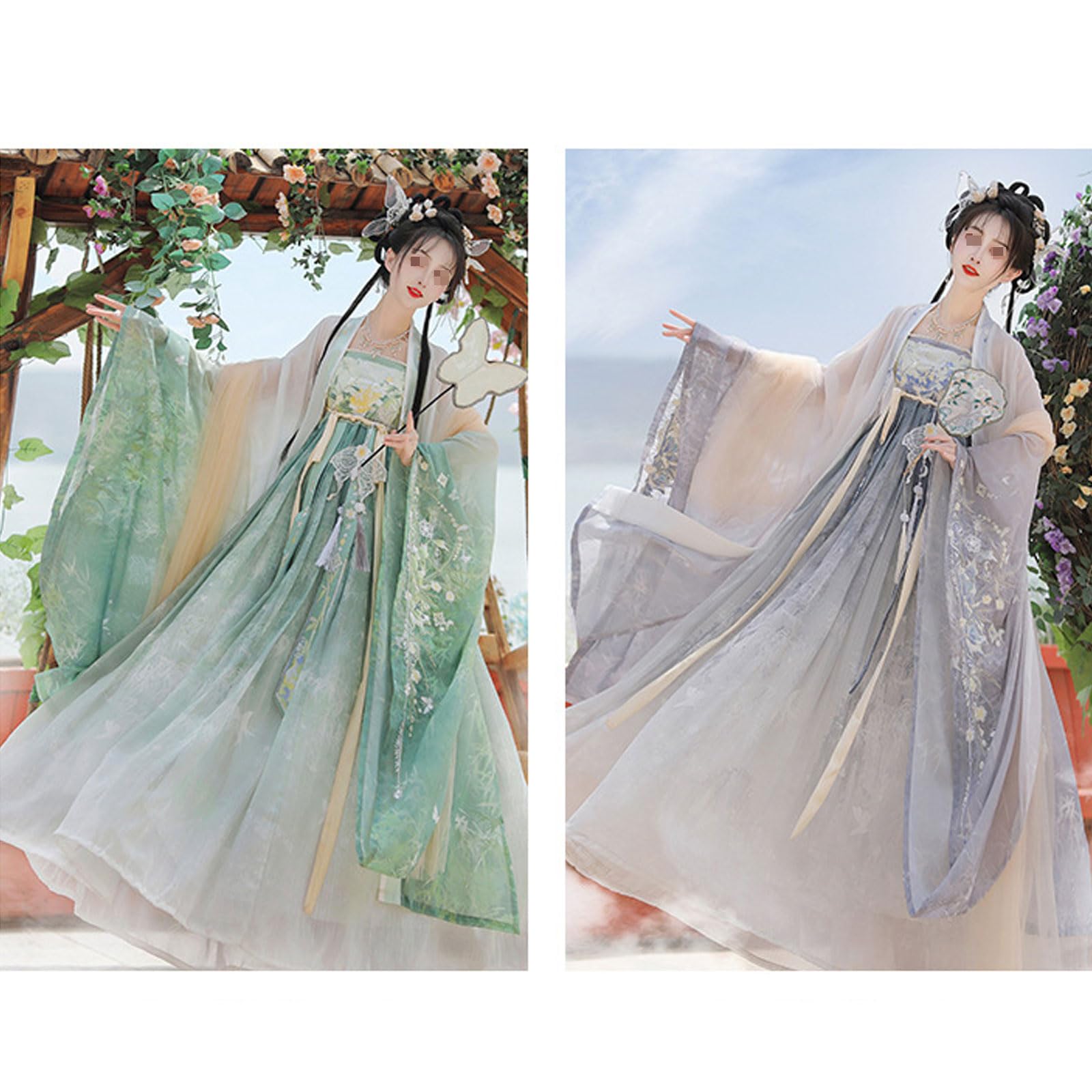 Tradycyjny Starożytny Chiński Kostium Hanfu Sukienka Przebranie Przebranie Na Karnawał,B,XL=168~175cm