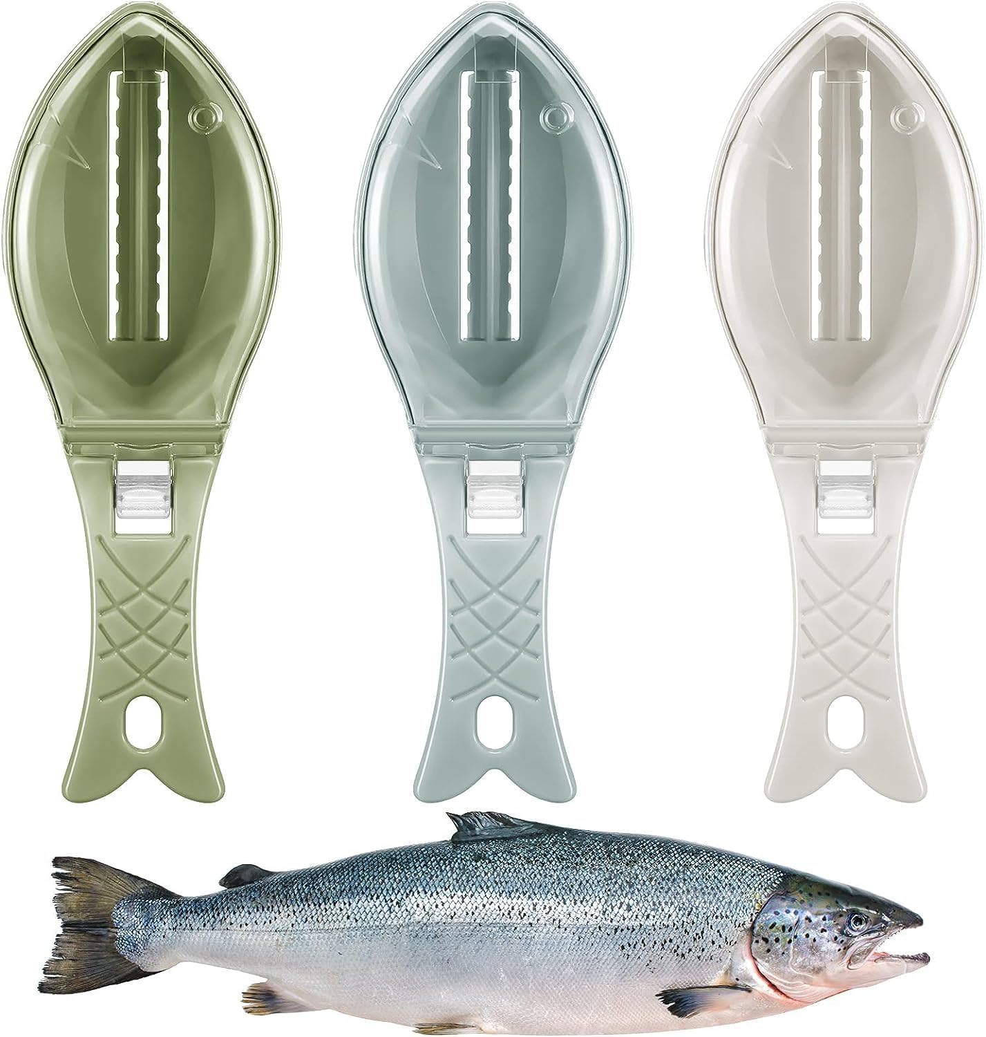 CSOK Fish Scaler Remover No Mess Fish Descaler Tool Fish Scraper Fast Cleaning Fish Skin Brush Cleaning Kit 3pcs (B0CJVGYMHT) Amazon Price History, Amazon Price Tracker