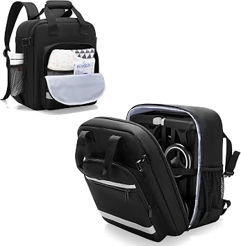 HODRANT Lightweight Small Stroller Bag Compatible with GB Pockit Stroller, Travel Stroller Backpack with Pockets, Stroller Accessories Carry Case for Flight Essentials, Bag Only