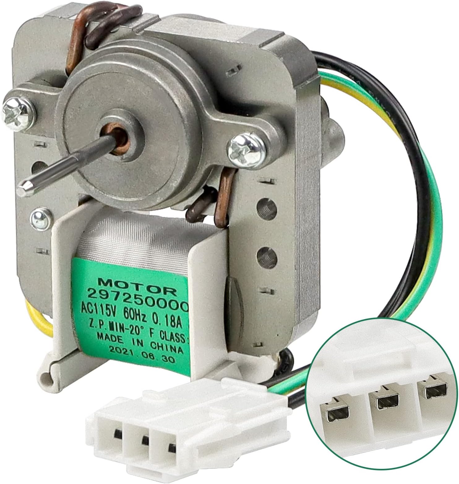 Upgraded 297309000 297250000 Refrigerators Evaporator Fan Motor - Compatible with Frigi-daire Elec.trolux Cro-sley Refrigerator Replaces 297309000 AP4368950 216934100 216914200 by AMI PARTS