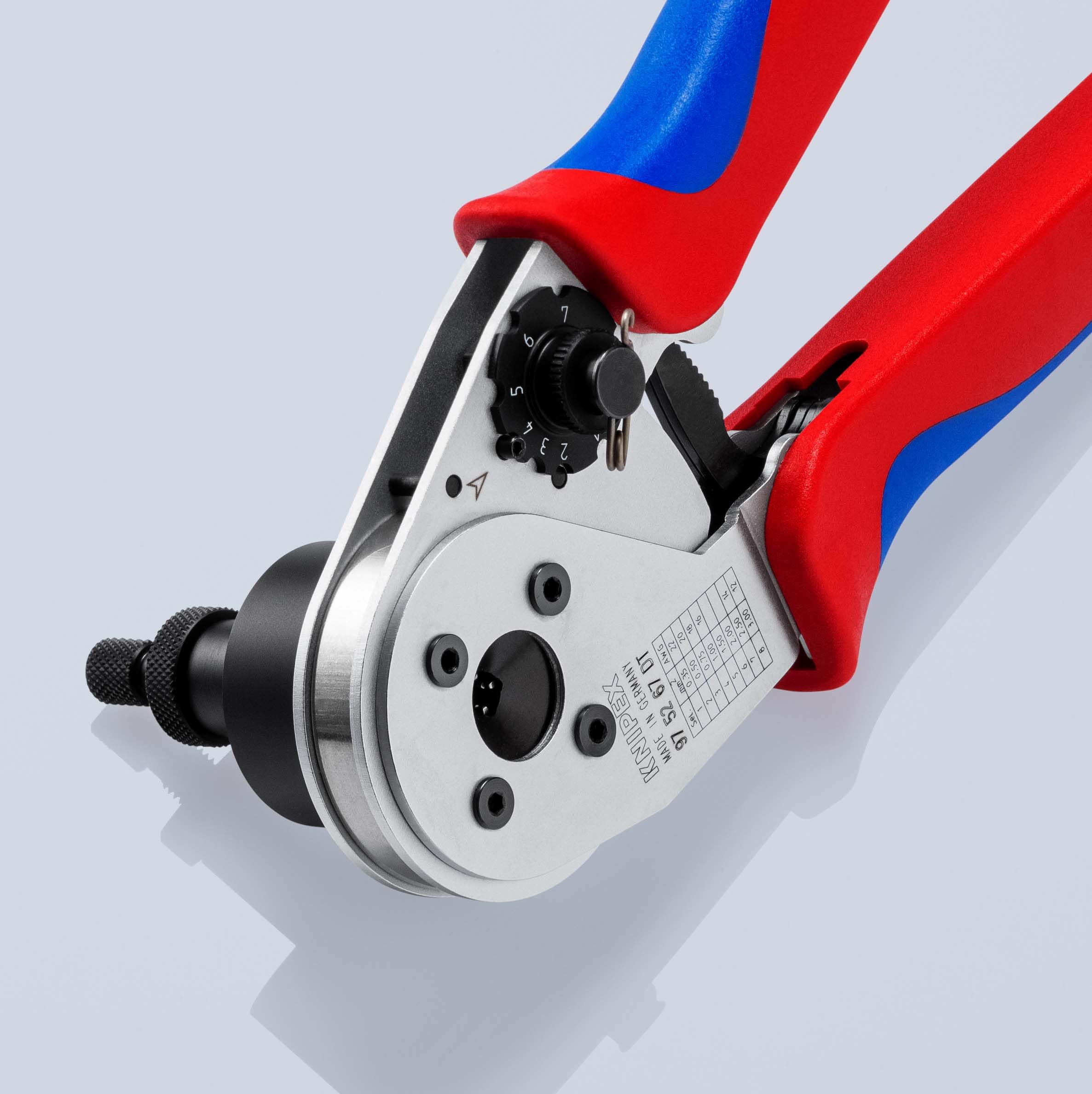 KNIPEX Szczypce do zagniatania 4-punktowego złączy DEUTSCH 230 mm, 97 52 67 DT