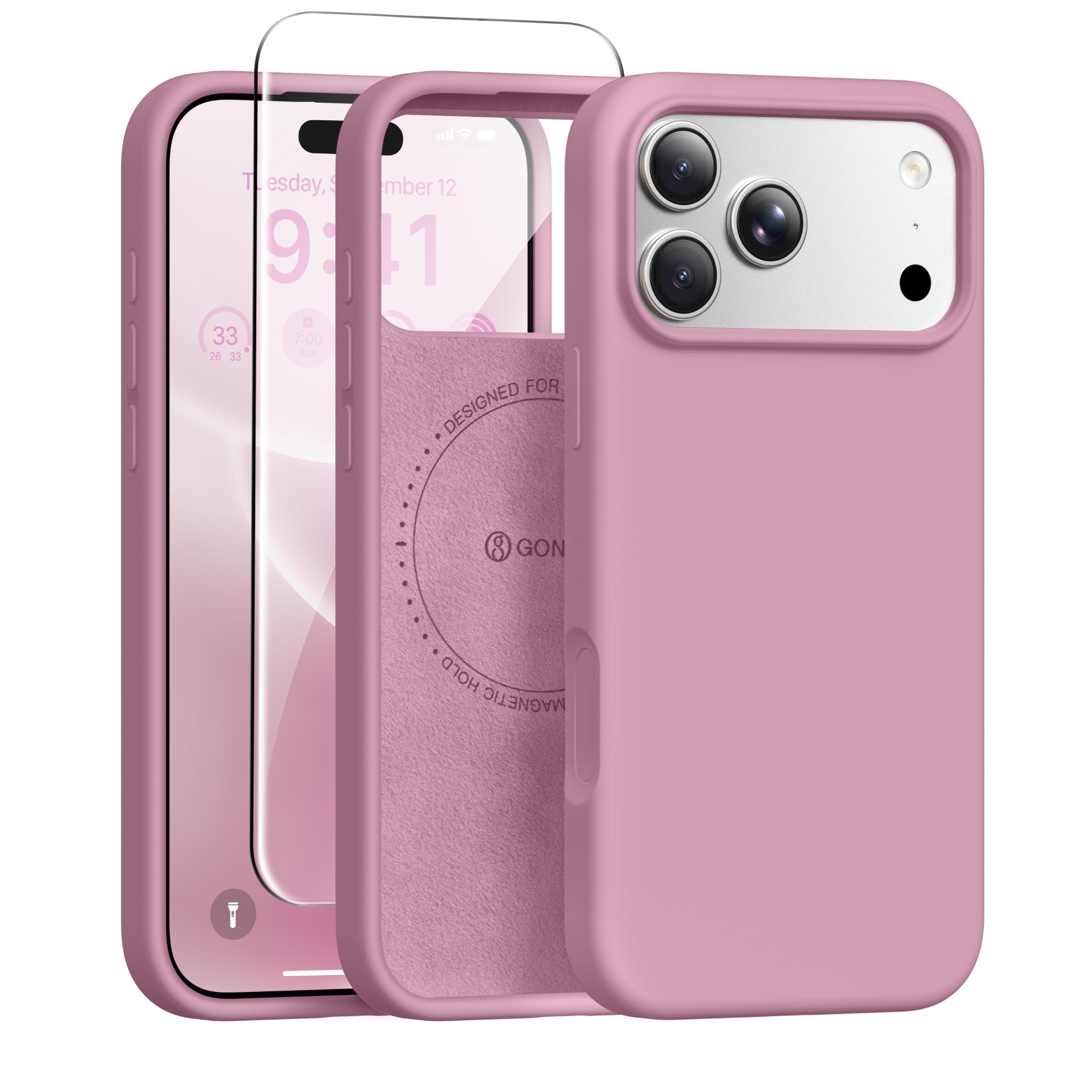 GONEZ for iPhone 18 Pro Max Case/iPhone 17 Pro Max Case, Blackcurrant