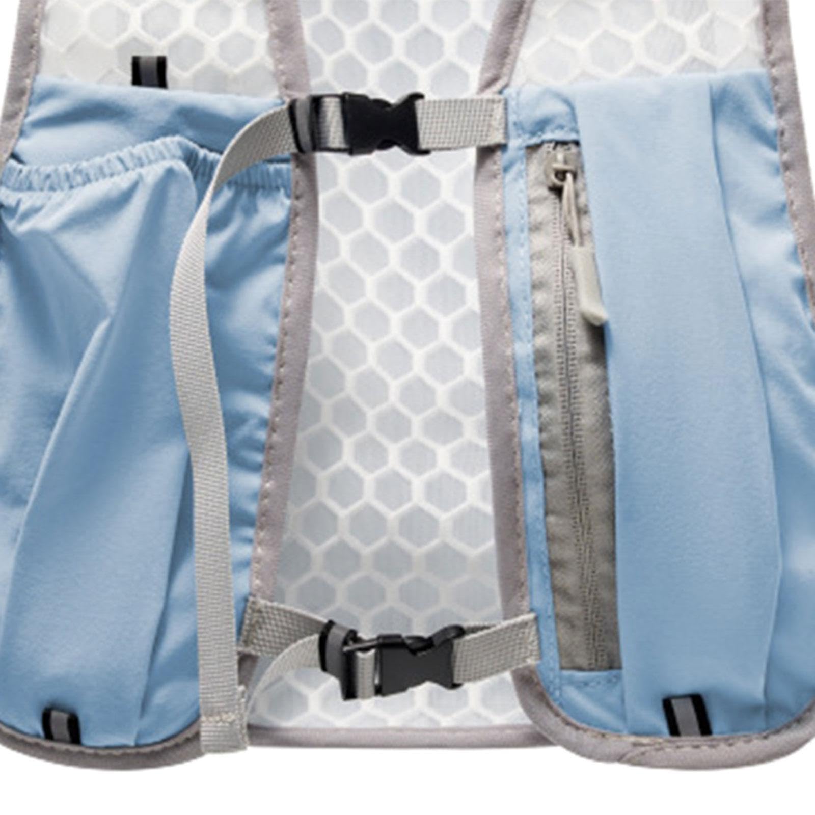 CALANDIS™ Hydration Vest for Men Women Reflective Water Pack for Trail Race Marathoner Light Blue | Hydration Packs | Hiking Backpacks | & Hiking | Outdoor Sports-image-7
