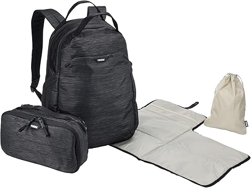Miniatura 2 de Thule Mochila cambiadora - Mochila para pañales - Mochila de maternidad - Bolsa de bebé con correas para el hombro - Mochila para pañales de viaje,