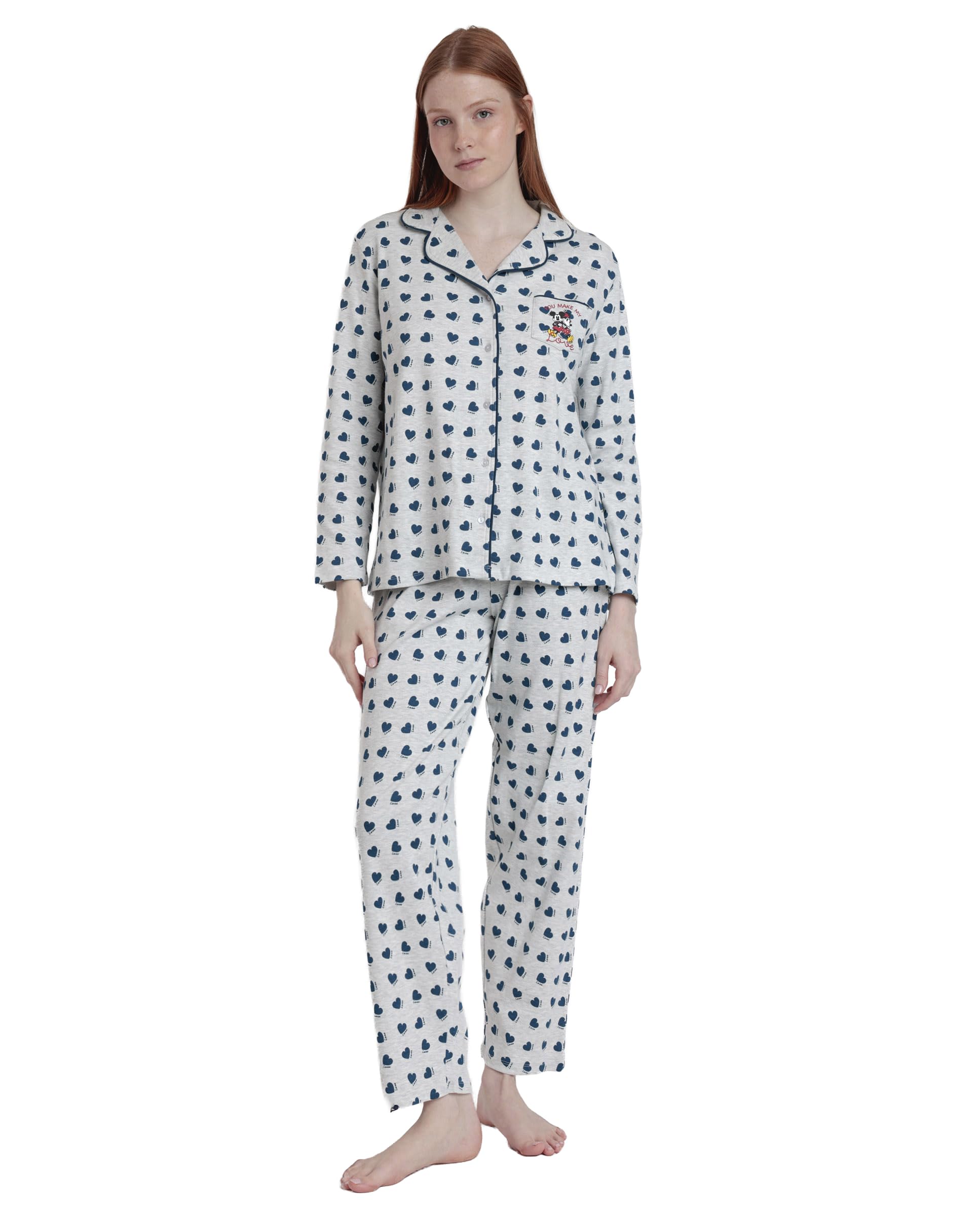 Disney Pijama Manga Larga Abierto You Make Me Love para Mujer