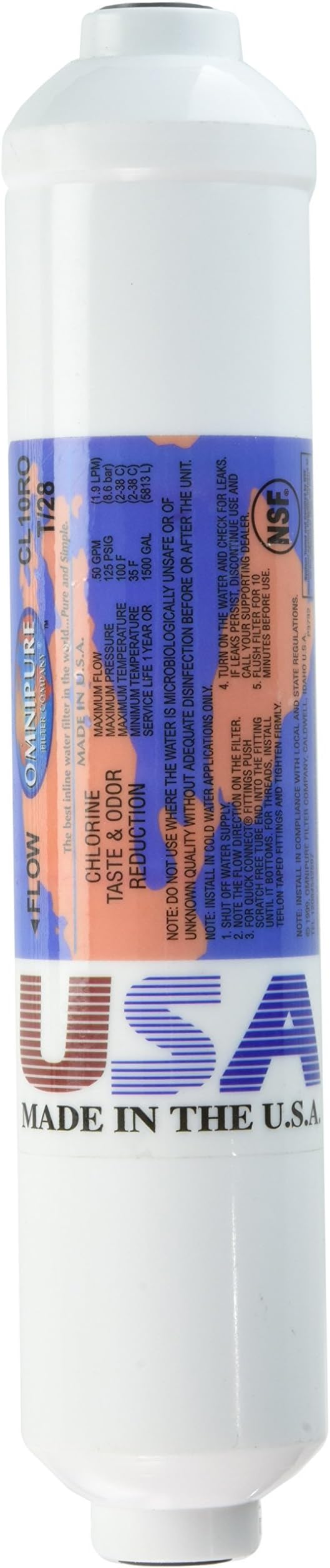 Amazon.com: Omnipure CL10ROT33-A GAC Inline Filter : Tools & Home ...