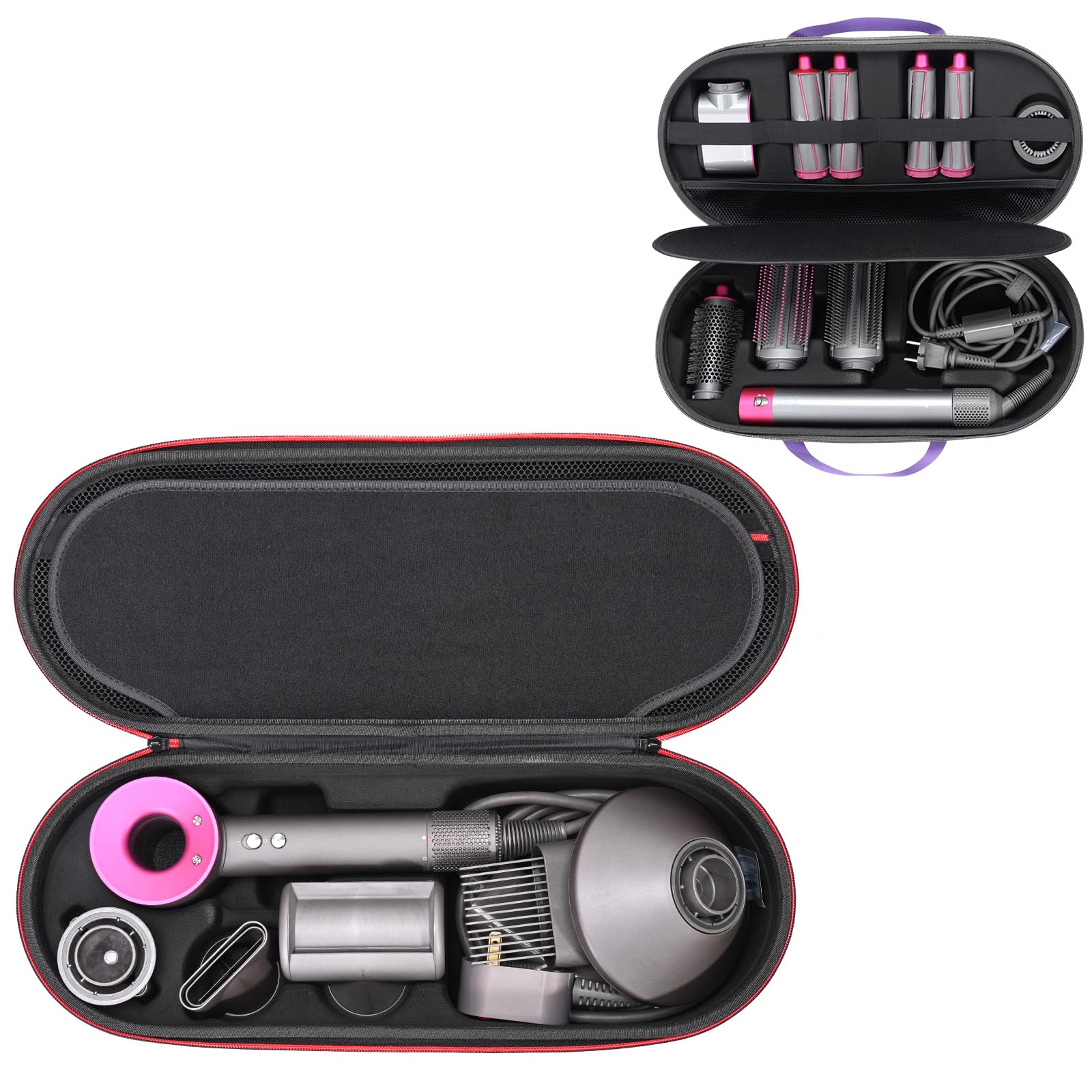 RLSOCO Hard Case for Dyson Supersonic Nural/Supersonic Hair Dryer + for Dyson Airwrap Complete Long/Complete Styler (Case Only)