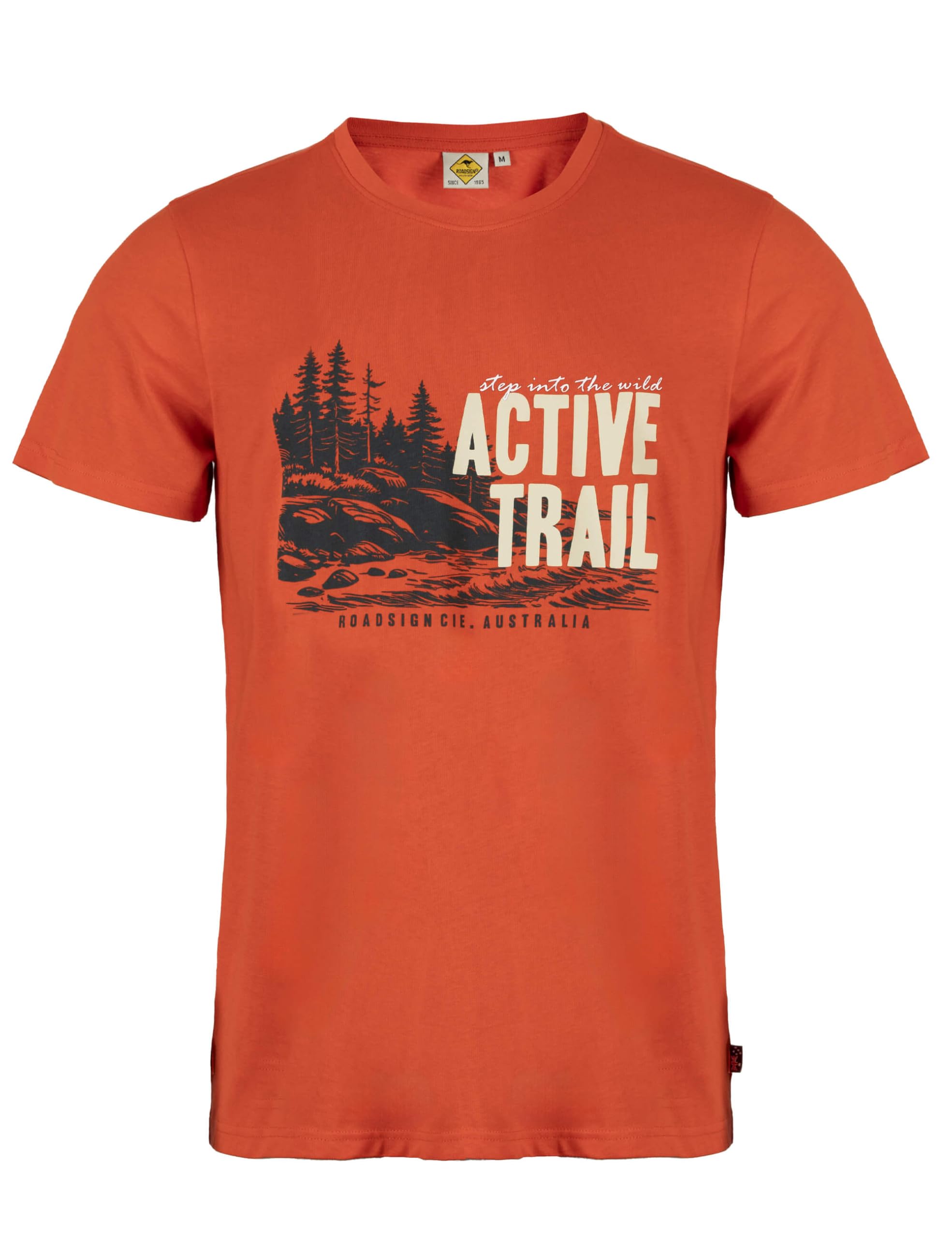ROADSIGN australia Herren T-Shirt mit Print, im Outdoor Stil