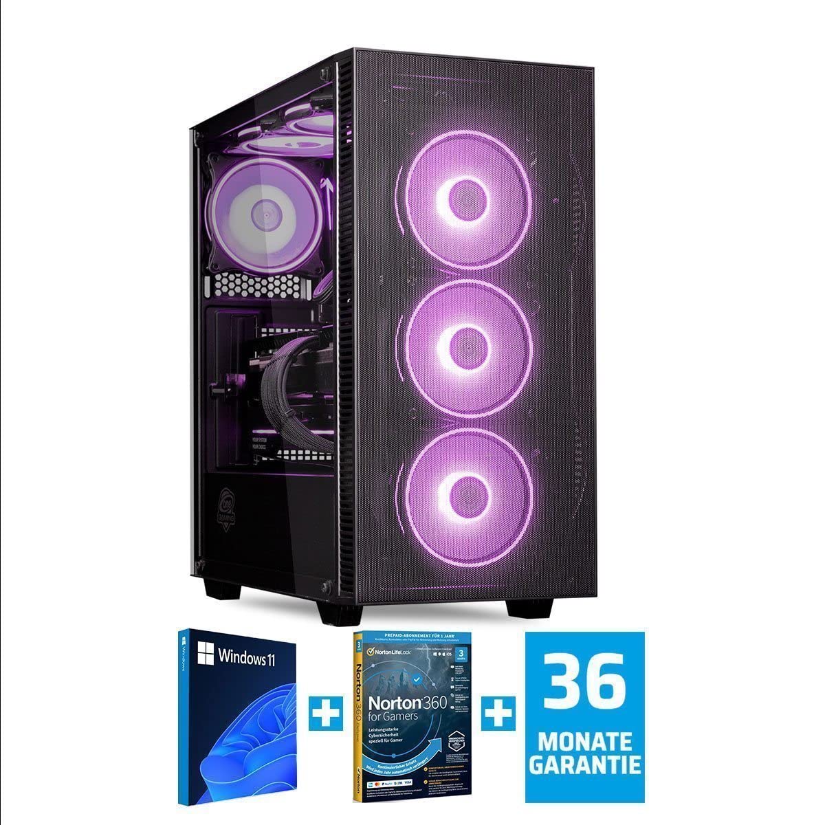 One Gaming PC Intel Core i5 12400F AMD Radeon RX 6700 XT 64GB DDR4 