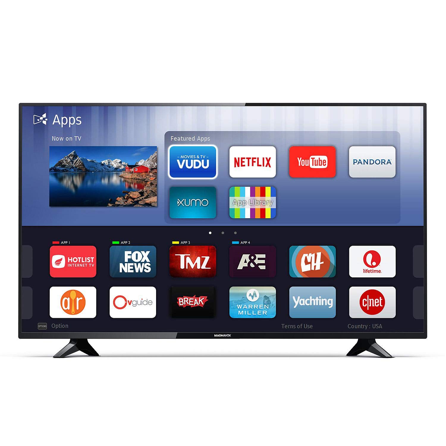MAGNAVOX 50" 4K Smart LCD TV