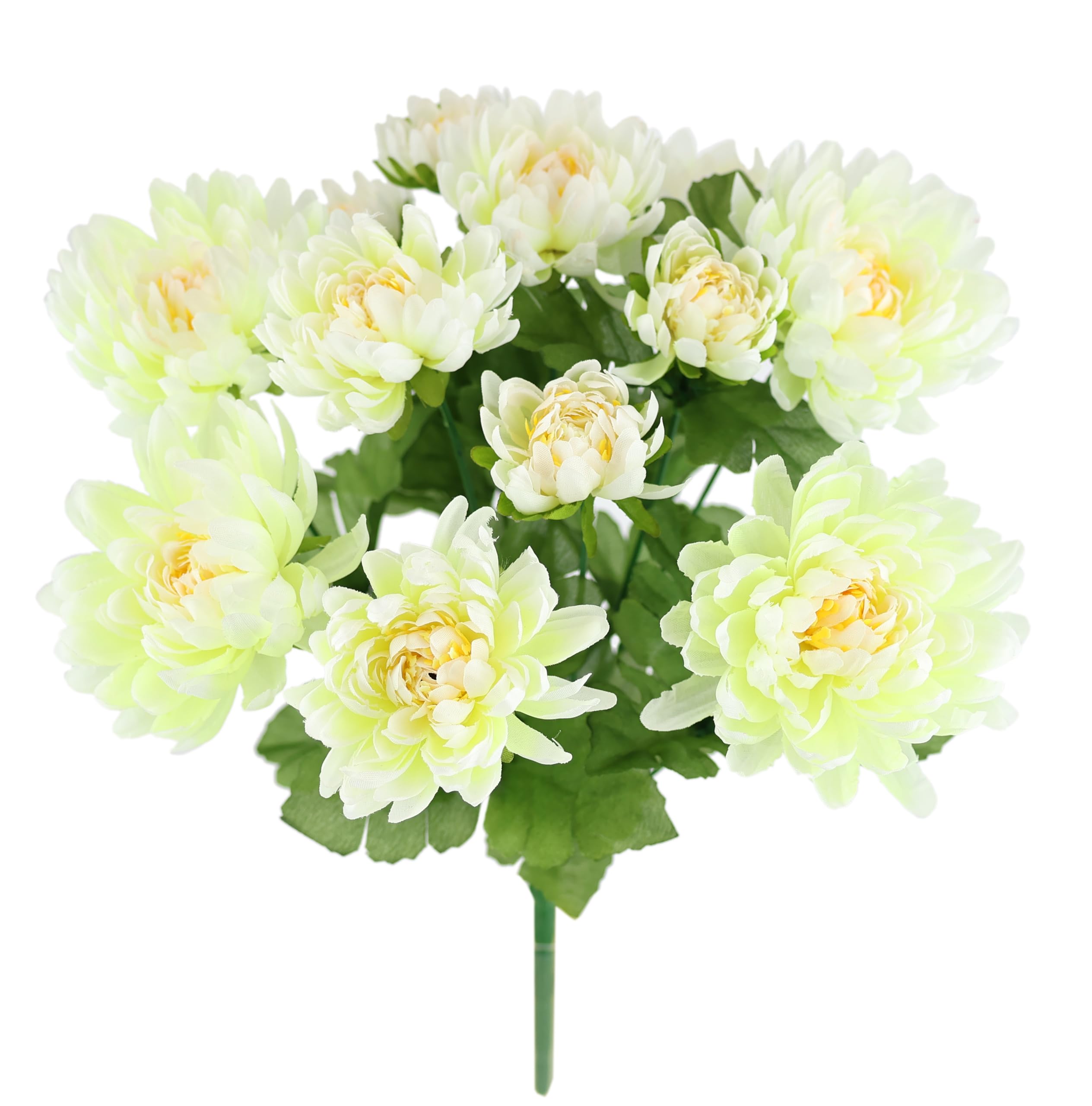 Sztuczne chryzantemy, bukiet 35 cm, sztuczne kwiaty, chryzantema, jesienna dekoracja, jedwabne kwiaty, sztuczne kwiaty, bukiet kwiatów, bukiet kwiatów, wesele, dom, dekoracja stołu, kremowy