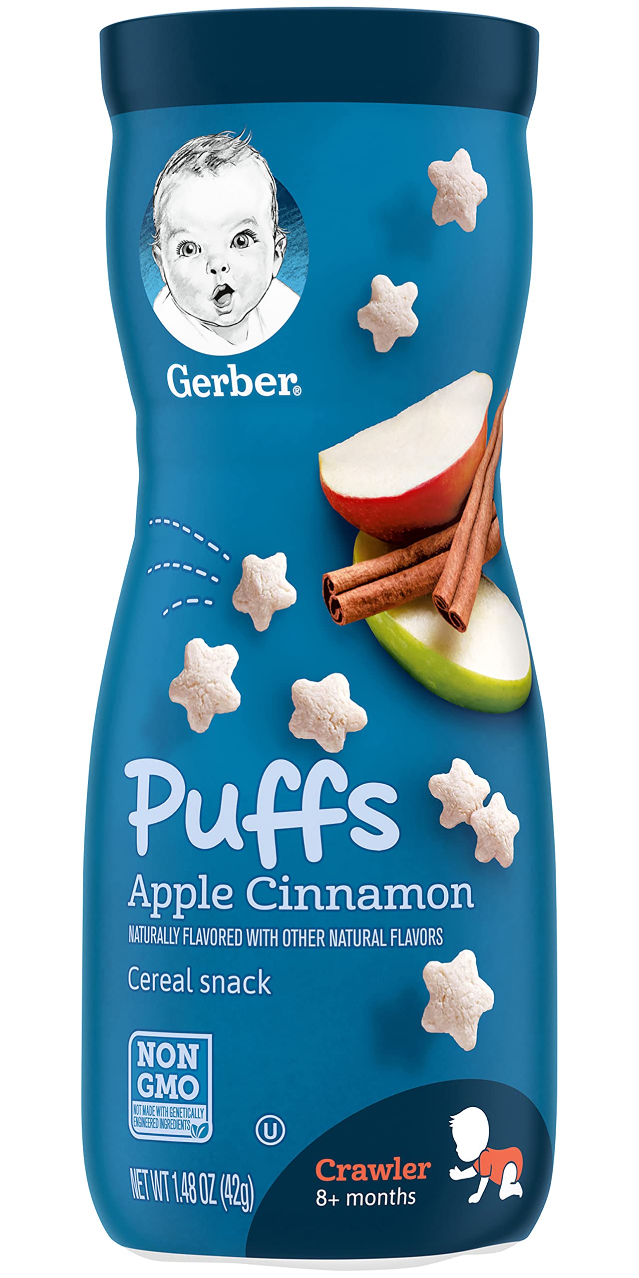 GerberPUFFS APPLE CINNAMON 1.48oz