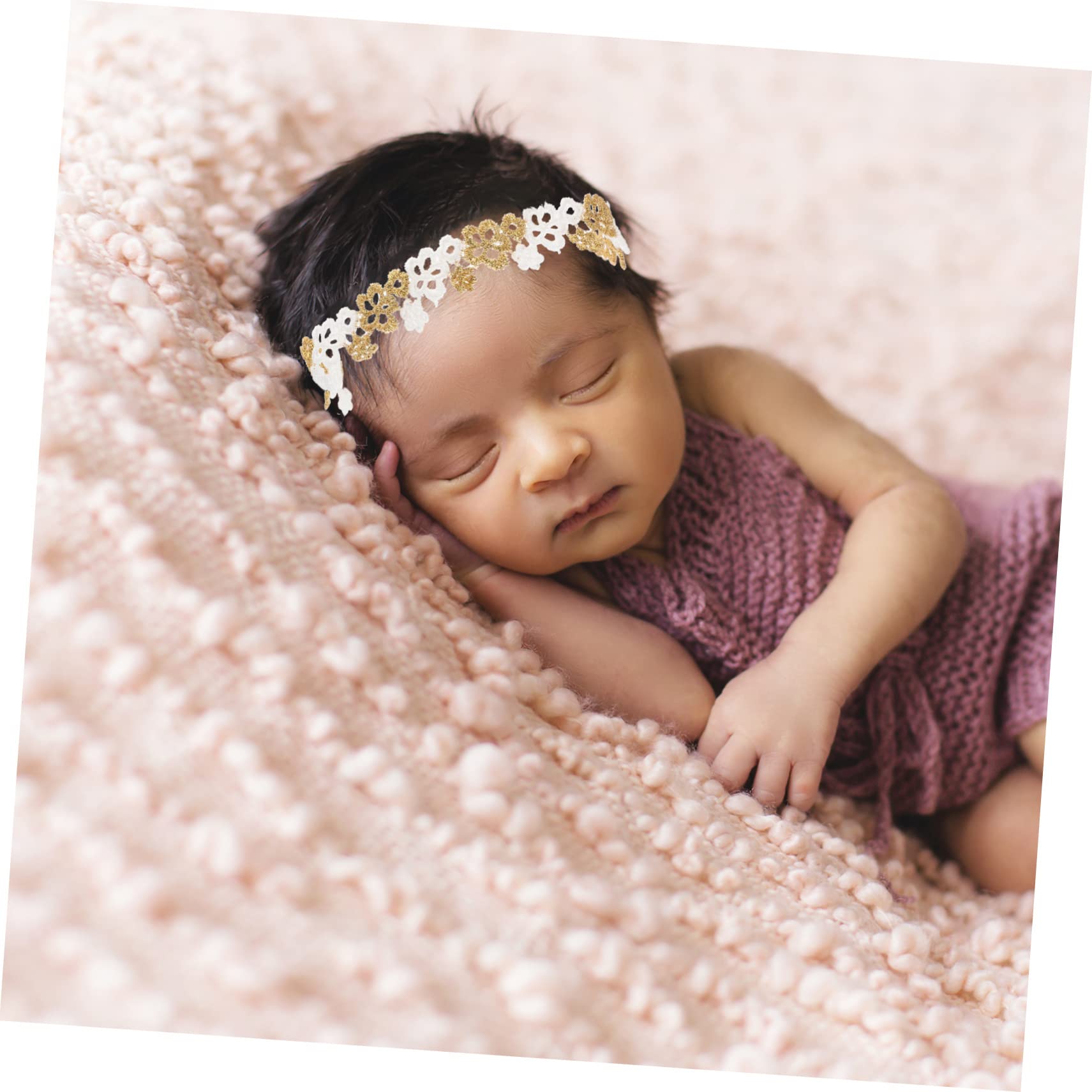 TOYANDONA Lot De 5 Accessoires Pour Cheveux De Bébé Motif Floral Couvre-chefs Confortables À Porter 6 Pièces X 5