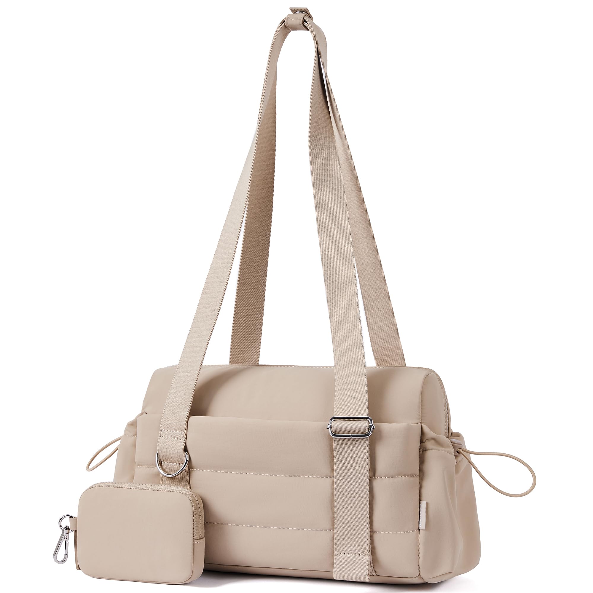 ROULENS Small Gym Bag for Women 2 Set Mini Gym Duffle Bag with Wet Compartment and Coin Wallet, Gym Tote Bag for Workout/Sport/Travel